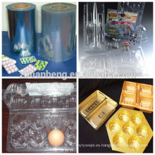 Alimentos Blister Embalaje Rígido Transparente Thermoforming Plástico PVC